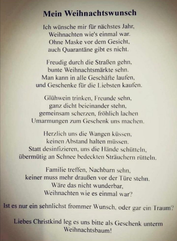 Weihnachtswunsch