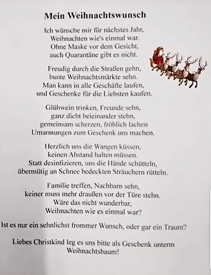 weihnachtsgedicht 2021