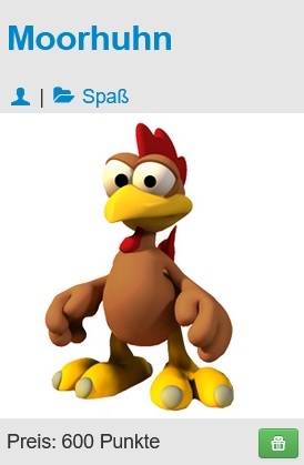 Geschenk Moorhuhn